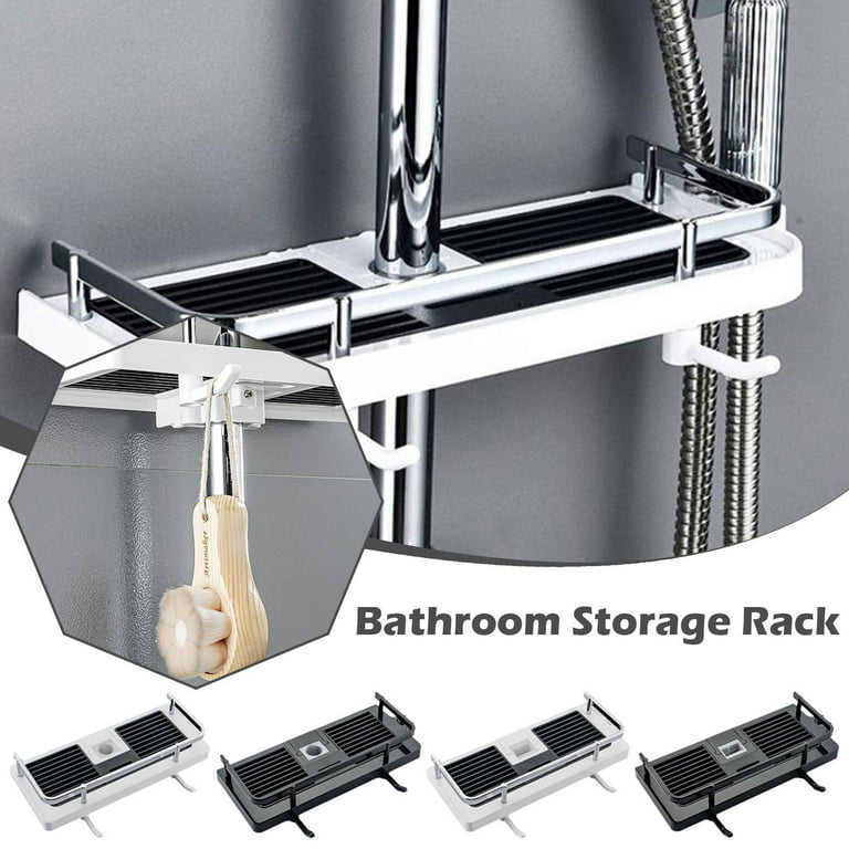 Multi-functional Adjustable Shower Shelf Household Punch-free Body