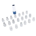 thumbnail image 4 of Kit de Herramientas de Quiebre de Tuerca de Lug Wheel, 21 Piezas de 21pcs Tuercas de Rueda de Acero Tuercas de Eliminación Conjunto de Llave de Llave para R50 R52 R53, 4 of 7