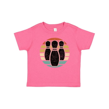 

Inktastic Bowling Sunset for Bowler Silhouette Bowling Pins Gift Toddler Boy or Toddler Girl T-Shirt