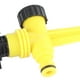 thumbnail image 5 of Rociador de agua giratorio de 360° para riego de jardines, aspersores circulares para césped para exteriores, 5 of 12
