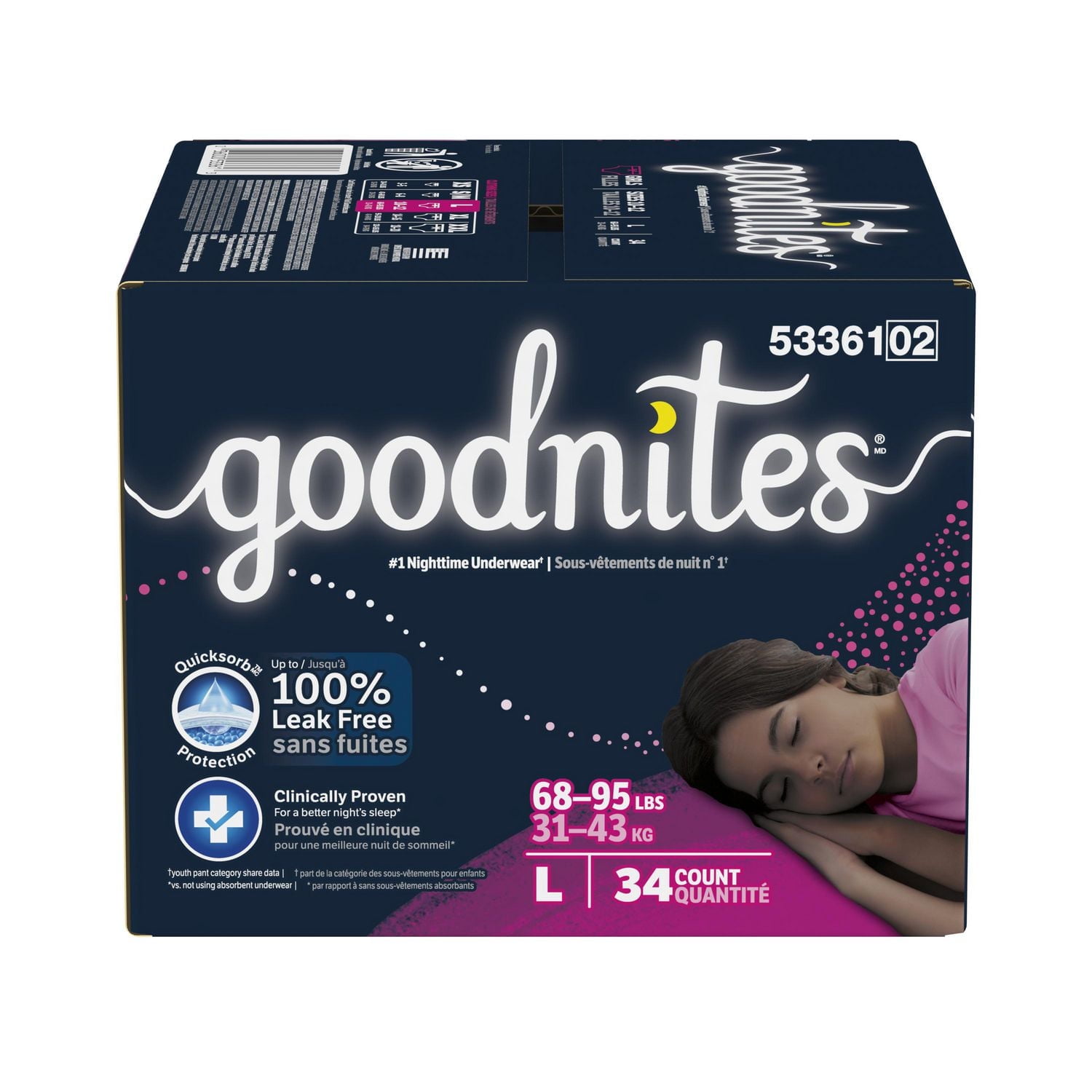 Goodnites Girls' L/LXサイズ29枚入り Goodnites Girls' L/LXサイズ29枚入り - メルカリ
