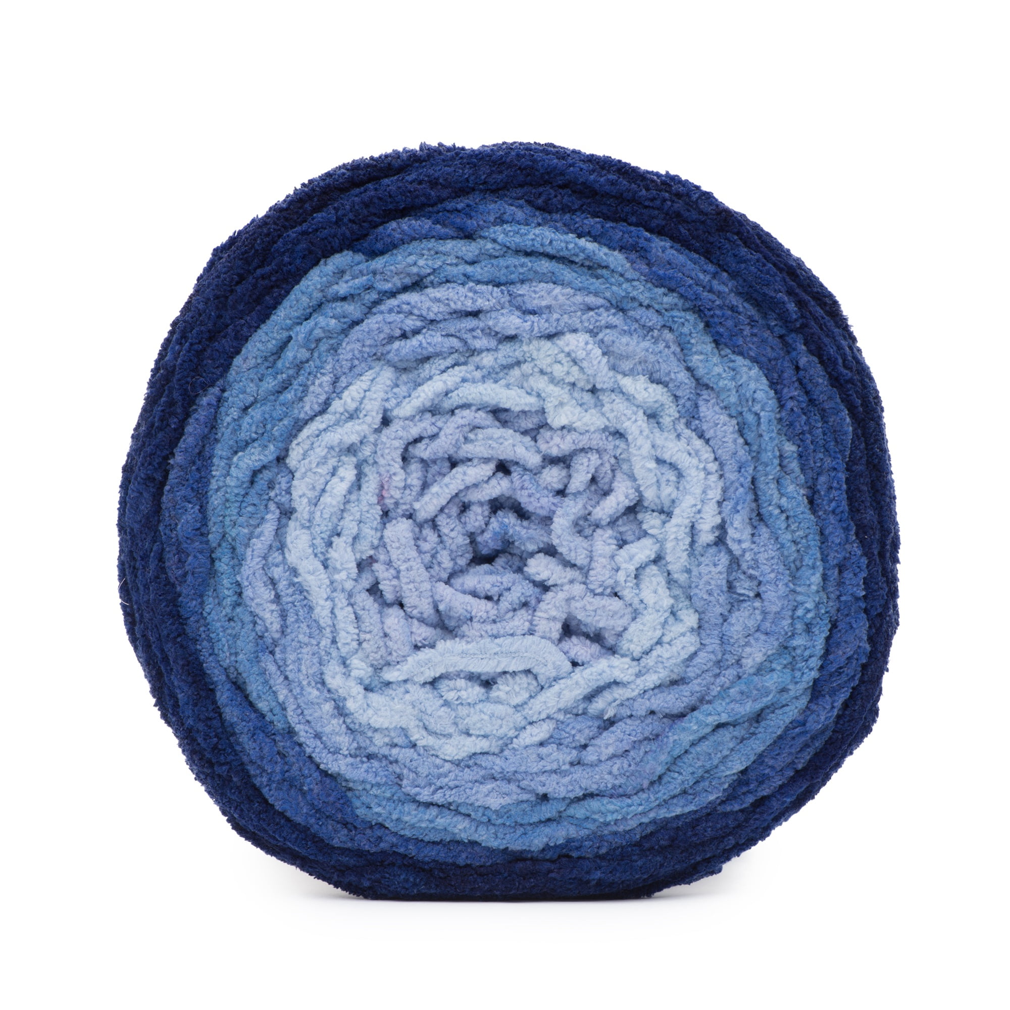 Bernat® Blanket Ombre BB™ #6 Super Bulky Polyester Yarn, Navy Ombre 10.5oz/300g 2pk