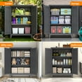 thumbnail image 3 of S-HOME Steel Metal Tool Storage Cabinet in Slate Color 47 Inches Tall with Ample Space for Garage and Office Use, 3 of 12