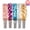 20pcs White, 20pcs Champagne, 20pcs Pink, 20pcs Purple. 20pcs Blue, variant on 60Pcs Light Up Wedding Wands, LED Fairy Wand Streamers with Bells & Ribbons Glow Fairy Wand for Wedding Send Off, Reception Exit, Graduation, Wedding Photos, Night Events and New Year's Party