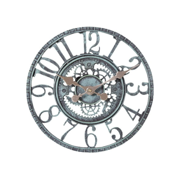 Firlar Outdoor Waterproof Retro Living Room Decoration Resin Wall Clock Ideas