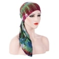 thumbnail image 4 of DPTALR Soft Ruffle Head Scarf Women Chemo Hat Turban Head Bandana Head Scarf, 4 of 4