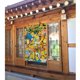 thumbnail image 2 of Cortina de puerta semiopaca con patrón de patchwork de dos piezas de Los Simpsons, cortinas opacas decorativas para dormitorio, sala de estar, decoración de habitación de niños, 34 x 56 pulgadas,, 2 of 7