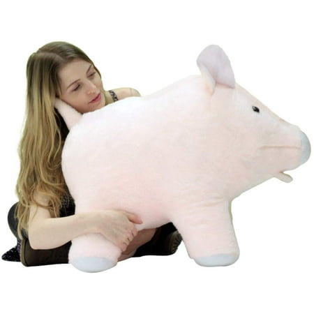 American Made Giant Stuffed Pink Pig 27 inches Soft Made in the USA America price history on PriceWatchPro