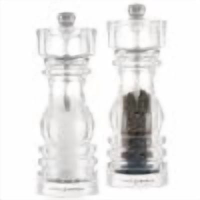 Cole & Mason London Acrylic Clear Salt & Pepper Mill Set