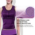 thumbnail image 6 of FIEWESEY Women Waist Trainer Corset Sauna Thermo Sweat Weight Loss Body Shaper Corset (Purple, L), 6 of 6
