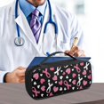 thumbnail image 5 of COEQINE Breast Cancer Ribbon Heart Stethoscope Storage Bag for Doctor Stethoscope Pouch Stethoscope Bag for Nurses Storage Carrying Bag for Nurse Accessories Stethoscope Bag Thin, 5 of 7