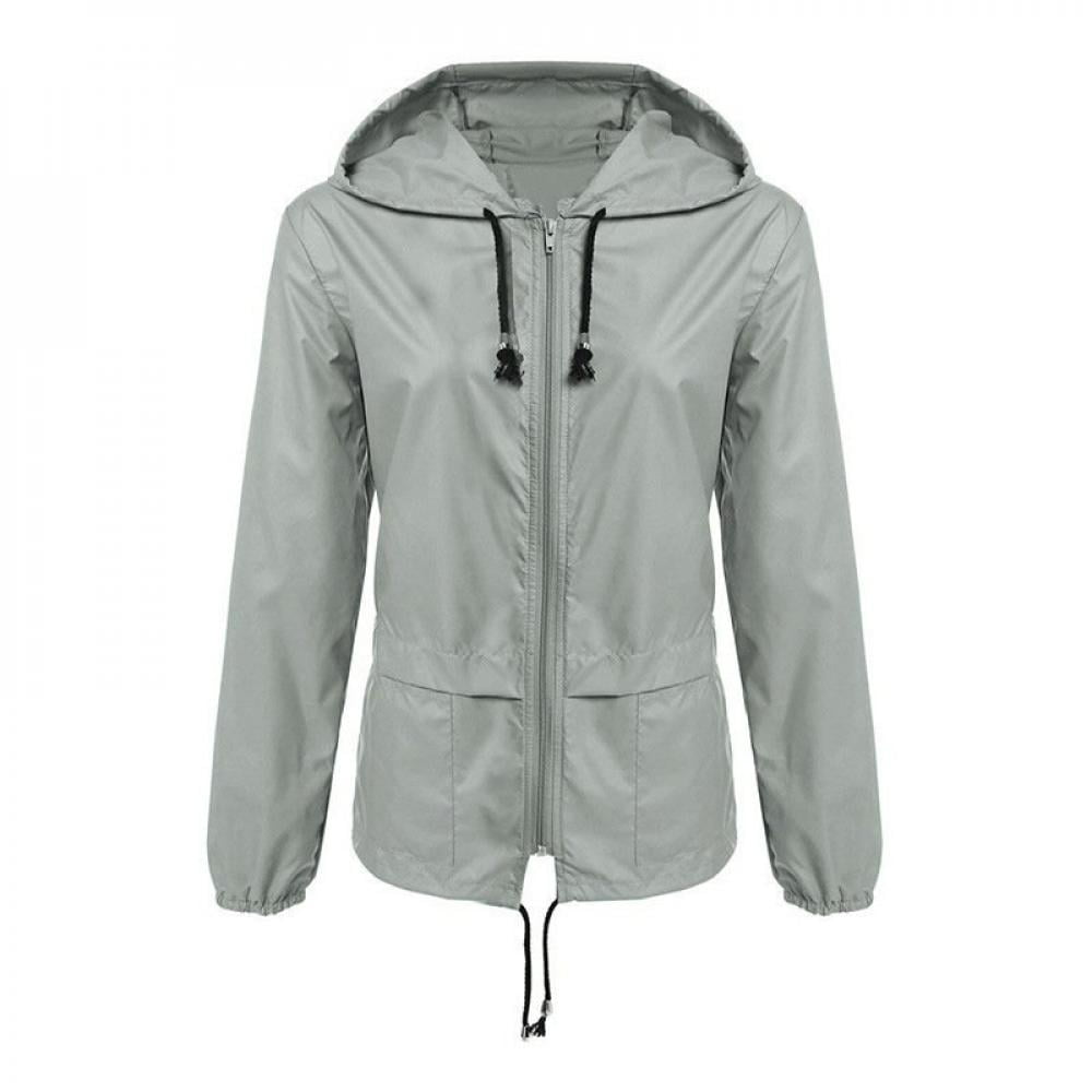 Cleanrance! Women Lightweight Rain Jacket Outdoor Packable Waterproof ...