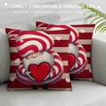 thumbnail image 3 of JEUXUS  Valentine's Day Pillow Covers  Pink Decor for Home Couch Polka Dots Love Heart Gnomes Happy Valentine Pillows Decorative Throw Pillows Valentines Day Decorations, 3 of 5