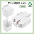 Cardboard Paper Packaging Boxes Square White Finished Product: 6x6x6cm ...