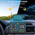 thumbnail image 3 of Tignapoo Solar-Powered Color Screen Tire Pressure Monitor with GPS Speed Tracking for Heavy Trucks (0-13Bar/0-188PSI) - Black ABS Design, Dual Charging Options, 3 of 6