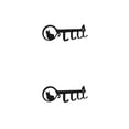 thumbnail image 1 of Naiovety Soporte para llaves Gancho Colgador de puerta Estilo de dibujos animados Estante decorativo montado en la pared Tornillos para Gato negro en forma 2piezas, 1 of 6