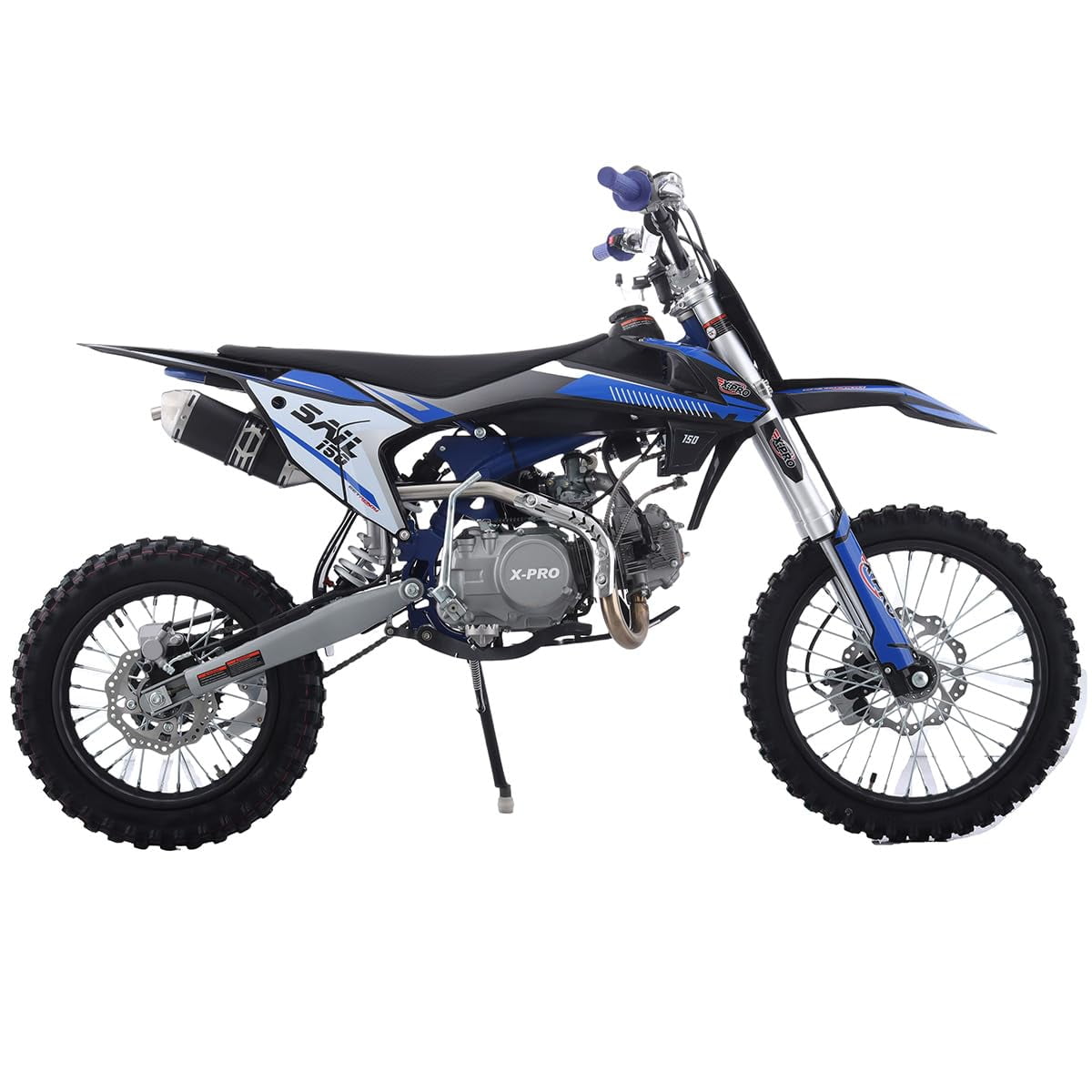 X-Pro Sail 150 Dirt Bike Zongshen Brand Engine with 4-Speed Manual Transmission! Kick Start, Big 17"/14" Tires!