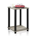 thumbnail image 4 of Mesa auxiliar Furinno Turn-N-Tube Haydn French Oak gris/negro, 4 of 5