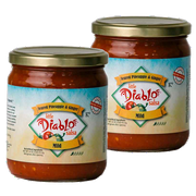 Little Diablo Sweet Pineapple Mild Salsa, 2-Pack 16 oz. Glass Jars