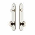 thumbnail image 4 of Grandeur Arc Tall Plate Single Cylinder One Piece Knobset with Circulaire Knob, 4 of 6