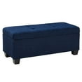 thumbnail image 4 of Picket House Furnishings Everett 3 Piece Storage Ottoman Set in Blue, 4 of 8