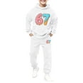 thumbnail image 3 of Boys Sweatsuit Cartoon Six Seven Print Hoodies Jogger Pants Casual Warm Hop Pullover Playful Girls 2 Piece Outfits 12-13 Y, 3 of 7
