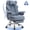 Blue, variant on CELTOSS Executive Office Chair 400LBS, High Back Computer Chair with Arms and Footrest, Ergonomic Desk Chair with Lumbar Support, 90–135° Reclining Office Chairs for Home Work, Black