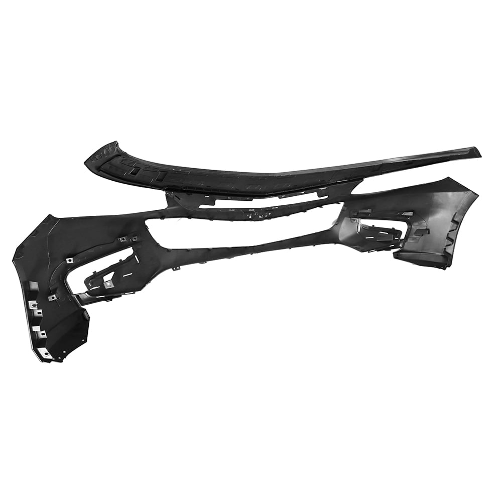 LABLT Primered Front Bumper Cover W/LED Running Lamps for 2016-2018 Malibu LT Premier Hybrid Models