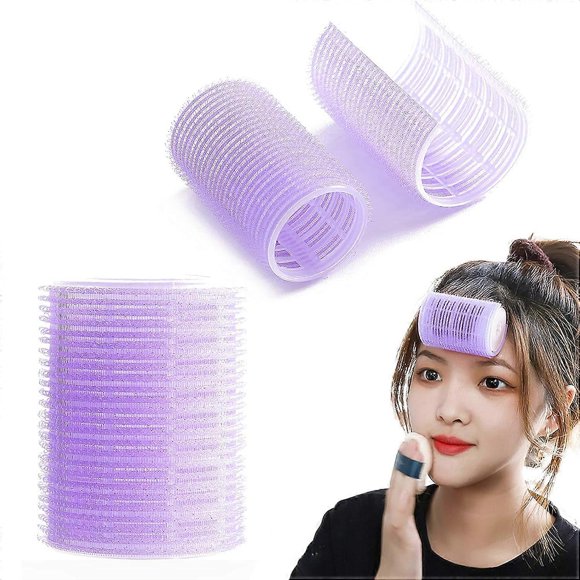 2PCS Hair Roller Bangs Hair Curlers For Double-Layer Bangs Self-Adhesive Hair Bangs Curling Styling Tools Hairdressing Curlers For Styling Curtain Ban