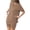 Khaki, variant on Women's Short Sleeve Oversized Biker Outfits Top Tracksuit Shorts for Lounge Khaki XXL