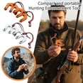 thumbnail image 4 of Game & Gear Hoist Block and Tackle System, Lightweight Hunting Game Hoist, Durable Nylon Block and Tackle Pulley System, Portable Hoist Pulley System for Backcountry Hunting 2pcs Saffron, 4 of 7