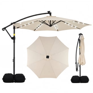duck covers weekend 10 feet patio cantilever umbrella Classic Accessories Duck Covers Weekend Patio Cantilever Umbrella, 10 Foot,  Straw