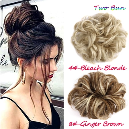 Elegant Woman Two Plastic Comb Synthetic Hair Clip In Big Hair