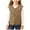 Coffee, variant on Girls Quilted Vest Cardigan Size 1-16Y Snap Button Warm Layer Jacket for Kids Daily Winter Green Size 1T