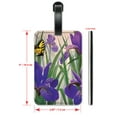thumbnail image 2 of Butterfly in Irises - Luggage ID Tags / Suitcase Identification Cards - Set of 2, 2 of 5