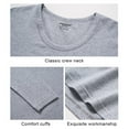 thumbnail image 2 of Sonducket Ropa interior térmica para hombre, ropa interior elástica de manga larga con cuello para invierno, ropa interior para Camisetas Azul oscuro XXL, 2 of 6