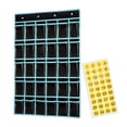 thumbnail image 3 of Classroom Pocket Chart Card Pocket Organizer Multifunctional with 36 Pockets Classroom Hanging Organizer for Closet Home Children's Literacy Black, 3 of 8