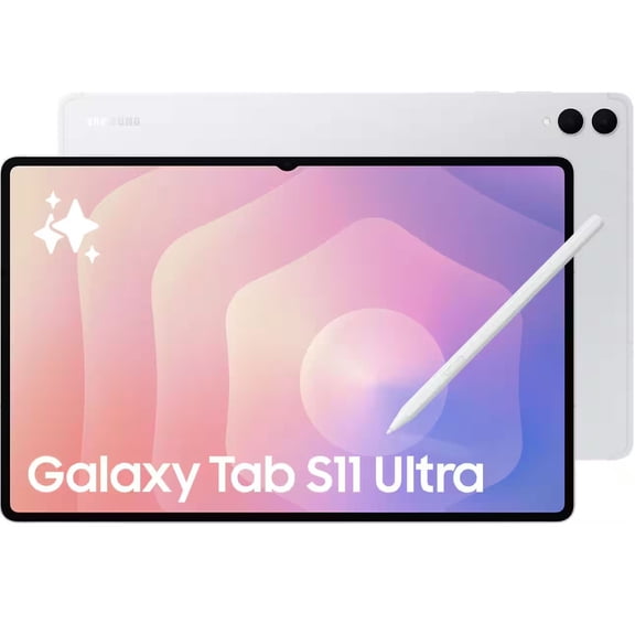 Restored Samsung Galaxy Tab S11 Ultra 14.6" AMOLED 1TB 16GB RAM Wi-Fi 7, Bluetooth, 1x USB-C 3.2 w/ S-Pen Silver SM-X930NZSIXAR