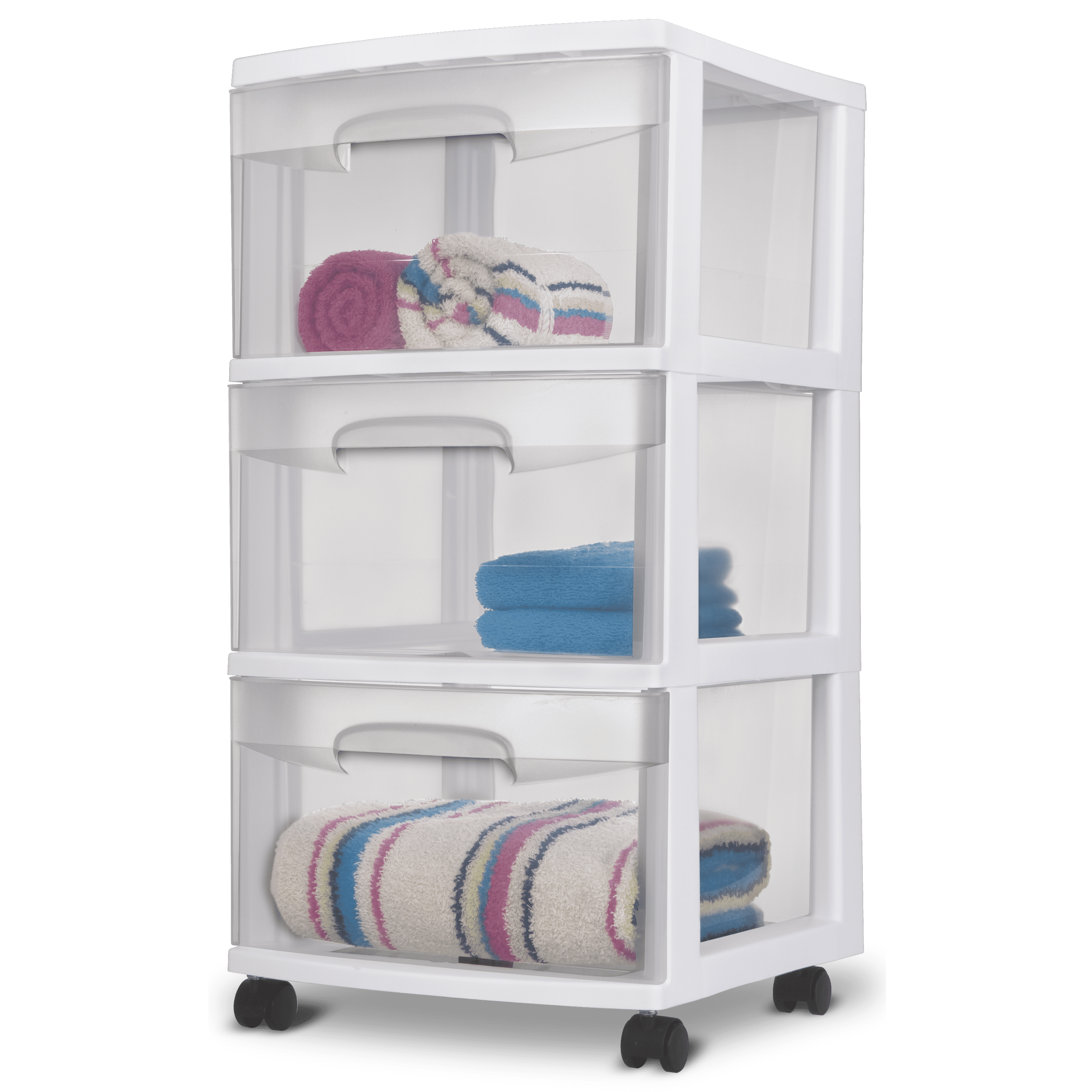 Sterilite 3 Drawer Cart White Walmart
