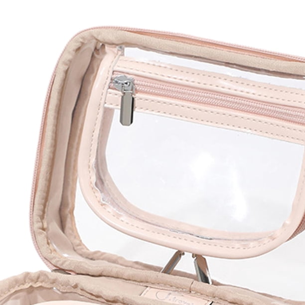 Neceser De Viaje Grande Para Maquillaje - Impermeable, Con Múltiples Compartimentos Y Asas - Ideal Para Cosméticos Y Artículos De Aseo