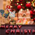 thumbnail image 4 of Bewildely Calcomanía colgante de decoración de Navidad, colgante de árbol, tamaño compacto, suministros de vacaciones de larga duración, accesorios Kits de decoración para fiestas tipo 6 Bewildely HA041423-06, 4 of 6