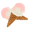 thumbnail image 2 of SHISUYAN 2pcs Realistic Ice Cream Props Lifelike Fake Food Model Artificial Ice Cream Cone for Party Decoration Shop Display,Photography Prop, 2 of 9