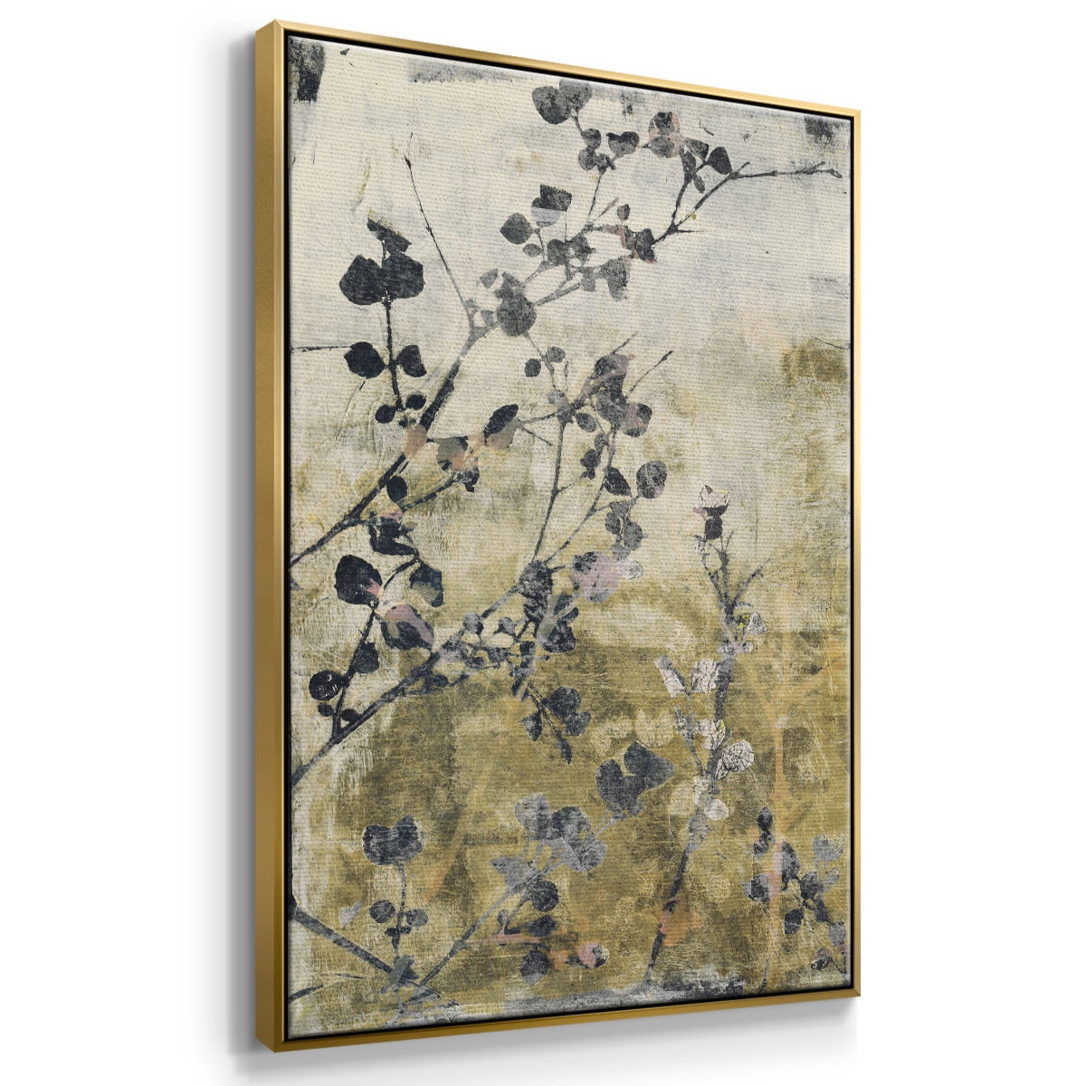 Boundless VII Framed Premium Gallery Wrapped Canvas - Ready to Hang - 27 x 41 - Gold Floating Frame