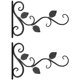 thumbnail image 1 of 2 Piezas Soportes de Pared para Jardín de Hierro Forjado, Soportes para Cestas Colgantes Gancho para Plantas, Ganchos para Soportes para Colgar en la Pared, para Plantas, Cestas, Macetas, Linternas Sincero Electrónica, 1 of 5