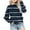 Blue, variant on EQWLJWE Girls Striped Color Block Sweatshirts Kids Tie Dye Crewneck Long Sleeve Pullover Tops Blue for 7-8 Years
