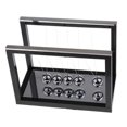 thumbnail image 3 of Newton's Cradle Newtons Pendulum Balance Balls Pendulum Physics Science Toy Teaching Aids Office Desk Decor Mirror Base, 3 of 5