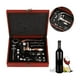 thumbnail image 1 of Sacacorchos Caja De Madera Juego De Vino 9 En 1 guinda, 1 of 5