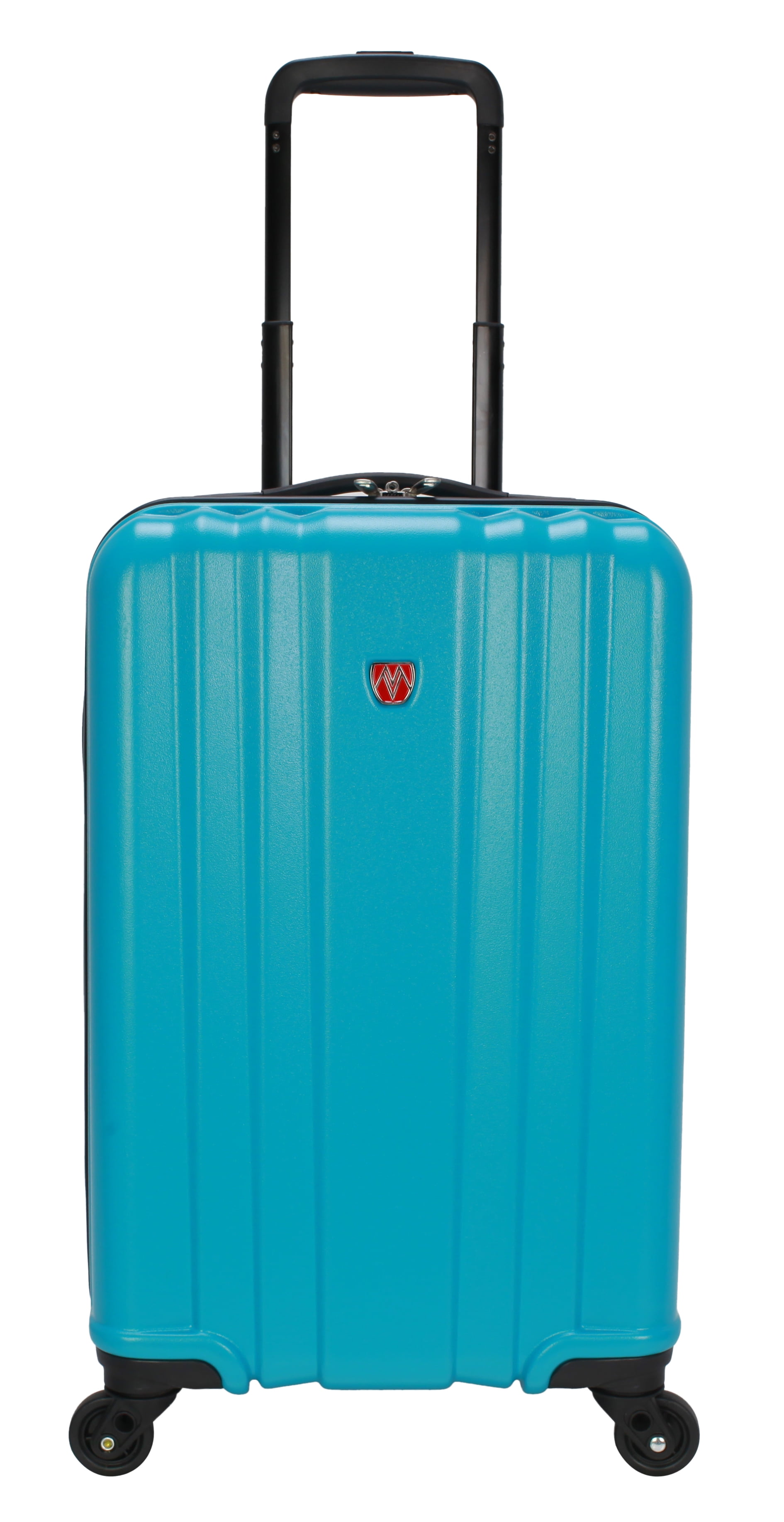 Moda ABS Hard Side 3 Piece Luggage Set, Includes 28-inch and 24-inch Checked and 20-inch Carry-on Luggage, Teal