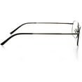 thumbnail image 3 of Optical Eyewear Glasses - Rectangle Shape, Metal Full Rim Frame - Gunmetal Black, 3 of 4