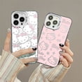 thumbnail image 4 of Coque Hello Kitty rose pour Samsung Galaxy S25 S24 S23 S22 S21 S20 Plus Ultra FE A55 A35 A54 A53 A15 A52 A52S, jolie coque IMD mate, 4 of 4